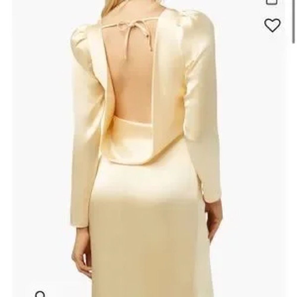 NWT WeWoreWhat Cowl Back Satin Dress -14